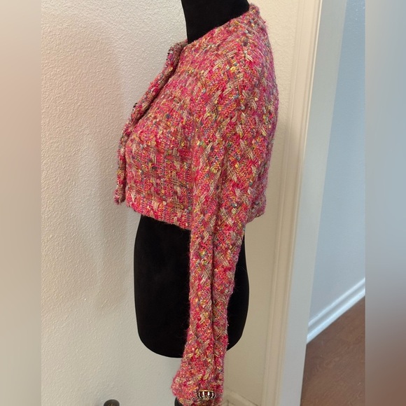 Betsey Johnson Inspired Homemade Crop Top Jacket - Picture 4 of 4